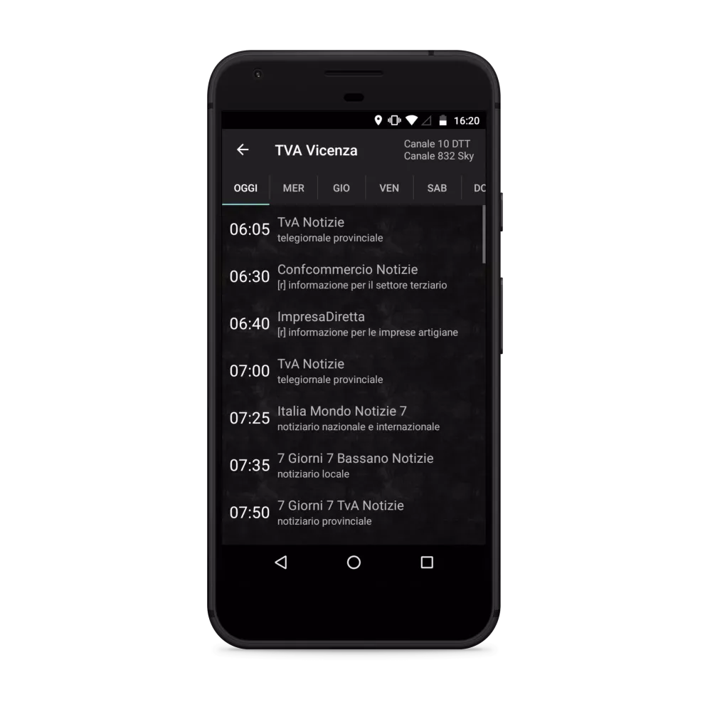 TVApp سکرین شاٹس