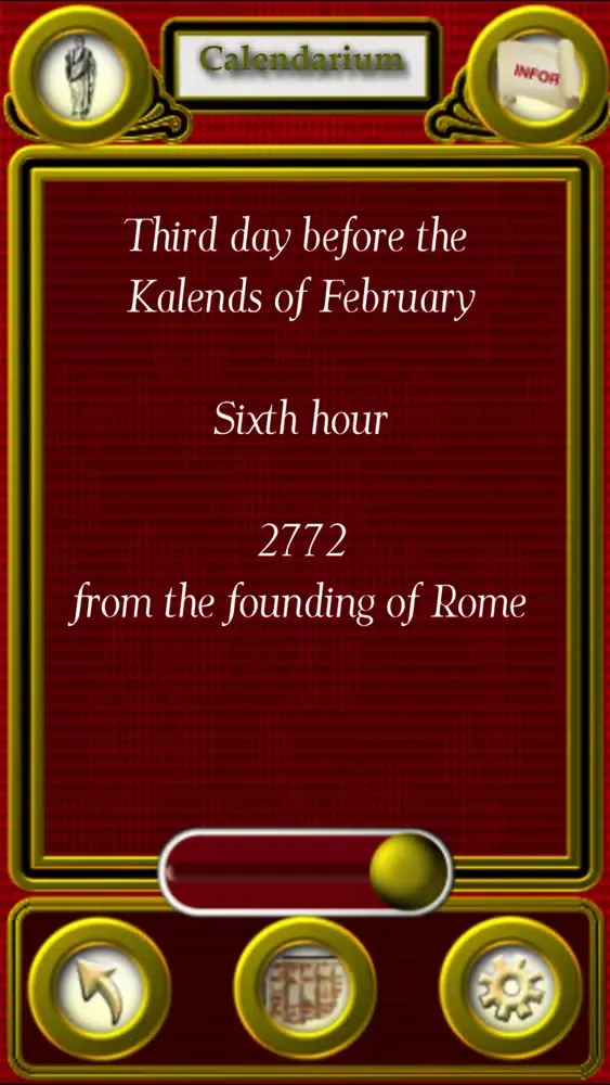 Captures d'écran de Ancient Roman Calendarium