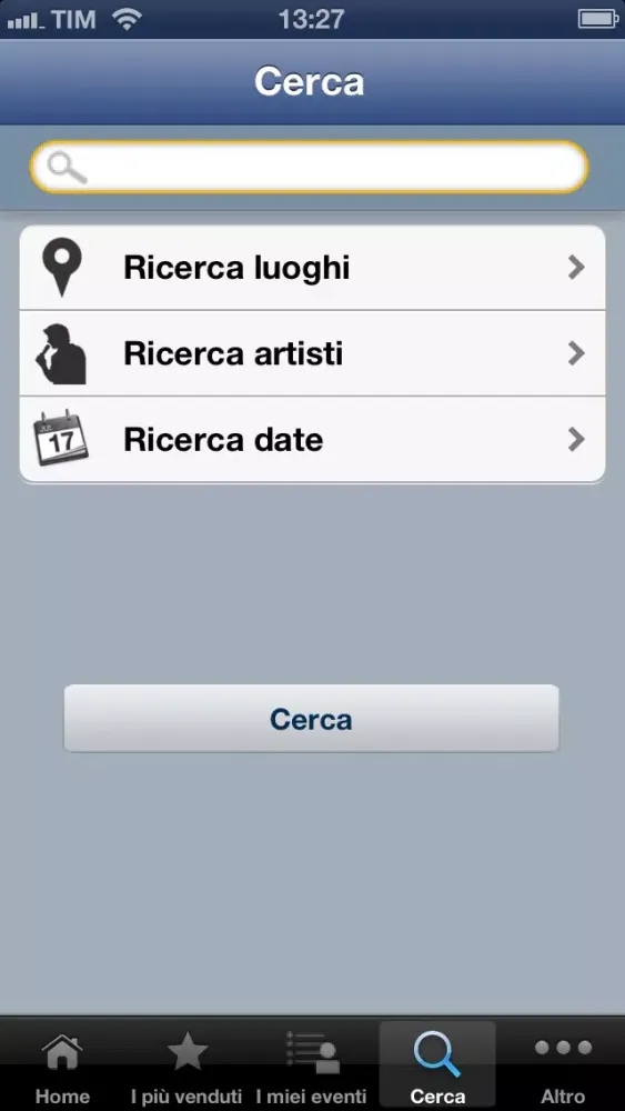 Screenshot di Call Center TicketOne 892.101