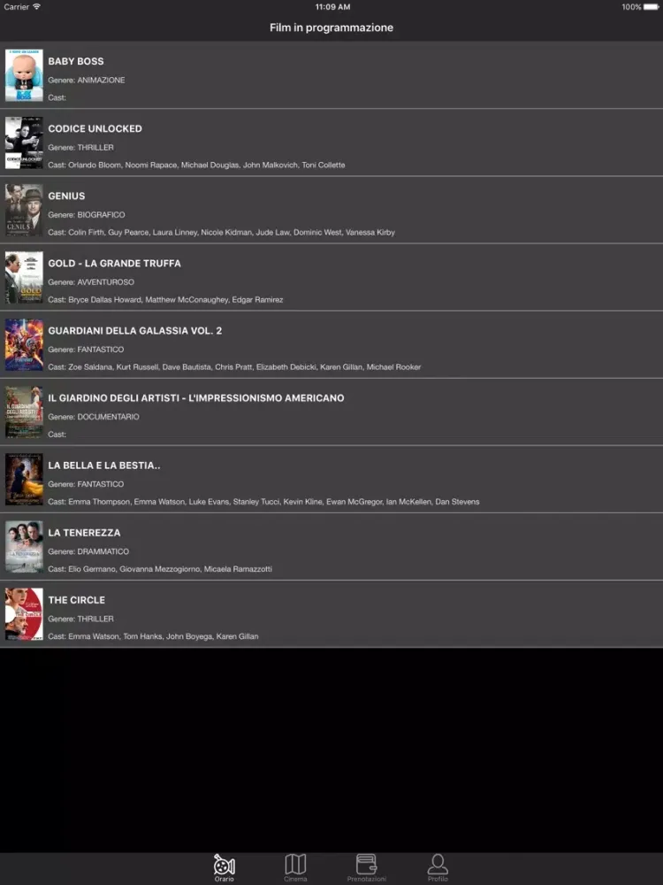 Multisala Roma iPad  Ekran Görüntüleri