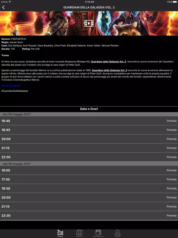 Multisala Roma iPad  Ekran Görüntüleri