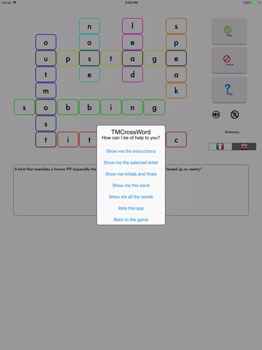 Screenshot di TMCrossword iPad 