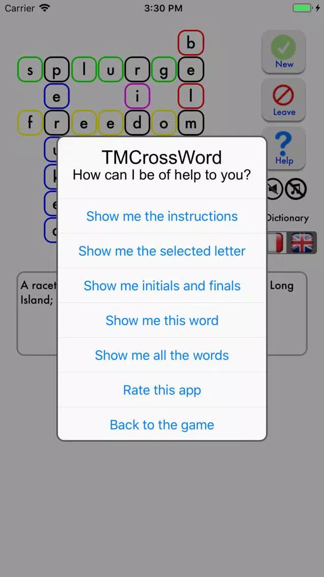 Screenshot di TMCrossword