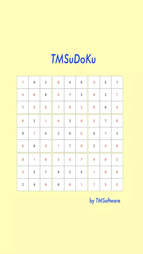 TMSuDoKu应用截图