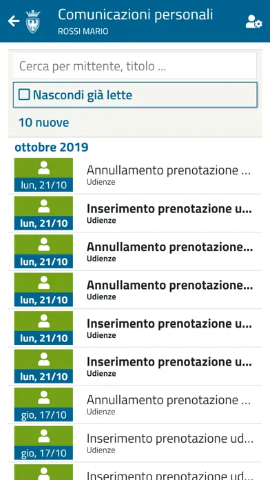 ISIApp Famiglia Screenshots