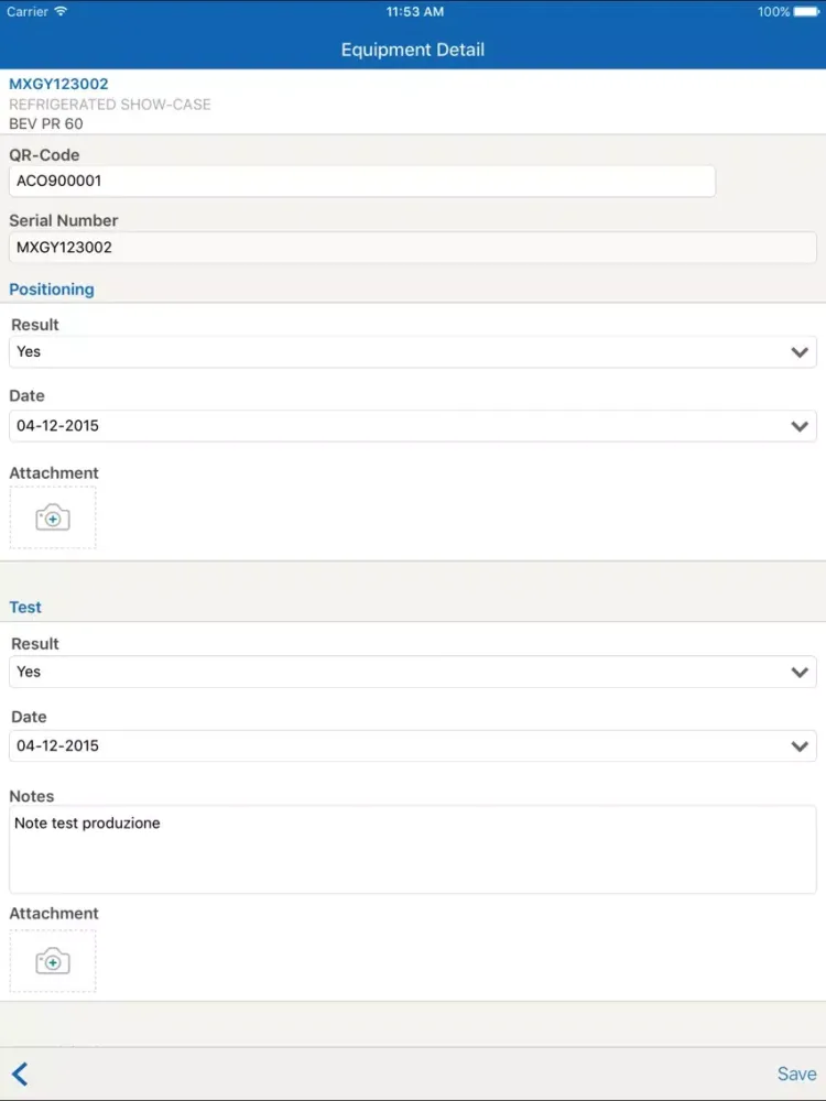 Ali Group - Service Tool iPad  Screenshots