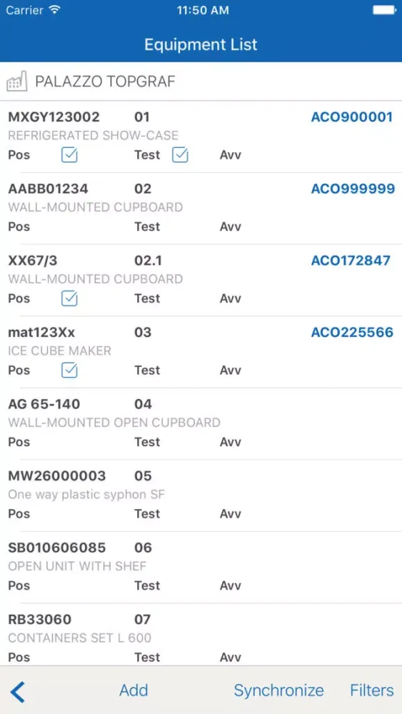 Ali Group - Service Tool Screenshots
