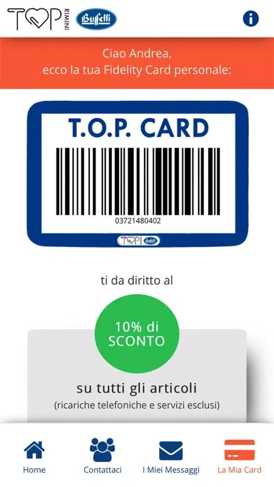 T.O.P. Rimini | Negozio Buffetti Ekran Görüntüleri