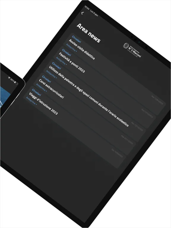 Zrzuty ekranu I.C. Marconi iPad