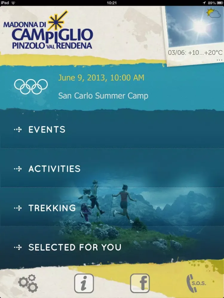 Скриншоты Campiglio App - Trekking and Mountain Bike at Madonna di Campiglio Dolomites iPad 