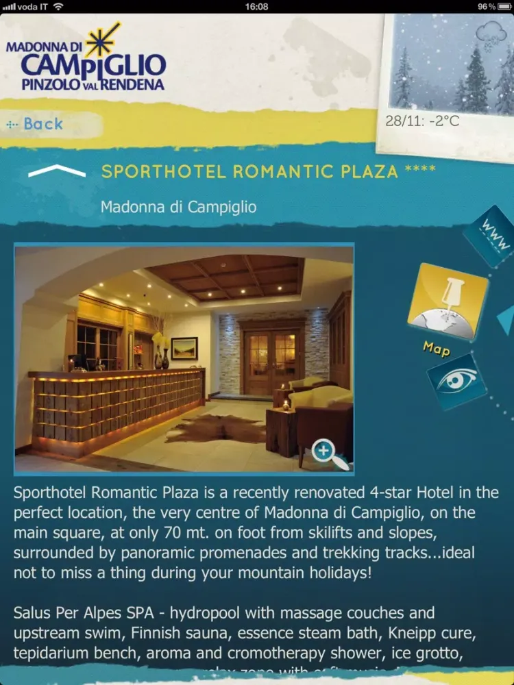 Скриншоты Campiglio App - Trekking and Mountain Bike at Madonna di Campiglio Dolomites iPad 