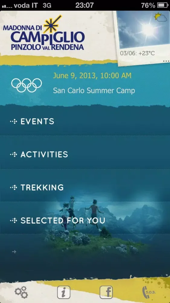 Скриншоты Campiglio App - Trekking and Mountain Bike at Madonna di Campiglio Dolomites