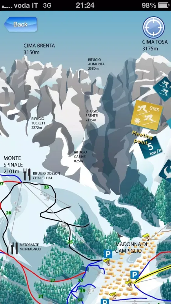 Скриншоты Campiglio App - Trekking and Mountain Bike at Madonna di Campiglio Dolomites