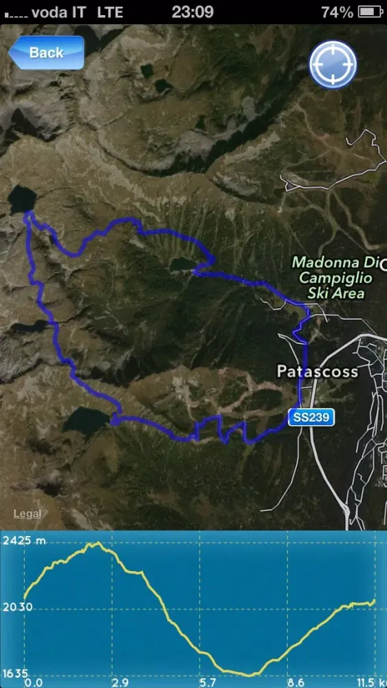 Скриншоты Campiglio App - Trekking and Mountain Bike at Madonna di Campiglio Dolomites