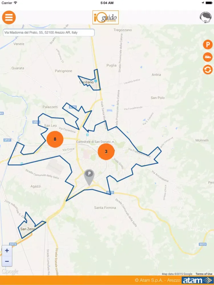 Tangkapan skrin ICS ATAM Arezzo iPad 