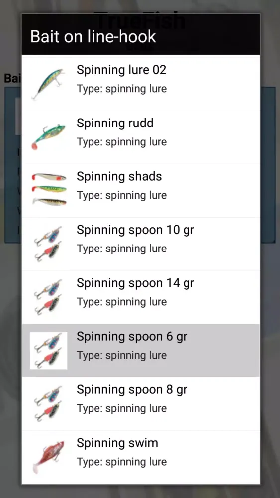 Capturas de pantalla de TrueFish Lite