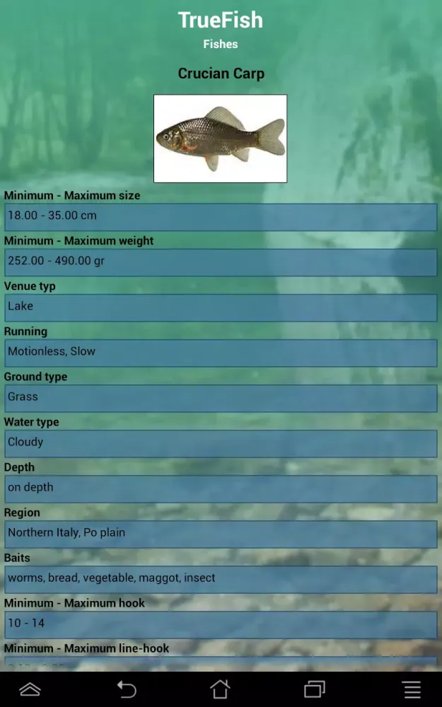 Capturas de pantalla de TrueFish Lite