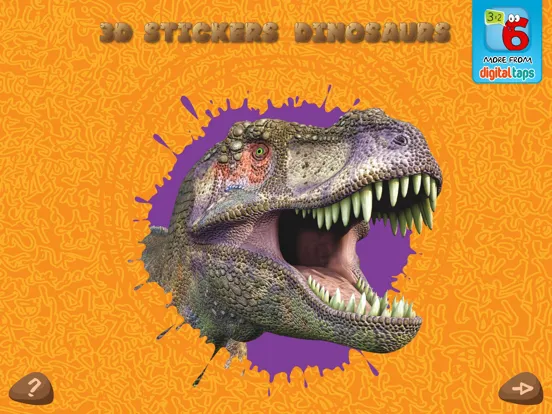 Скриншоты 3D Animated Stickers:Dinosaurs iPad 