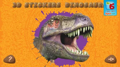 Скриншоты 3D Animated Stickers:Dinosaurs