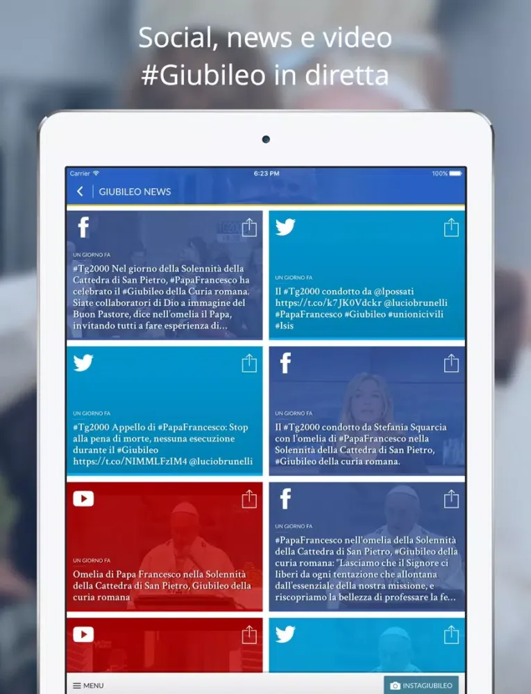 Tv2000 Giubileo iPad  스크린샷
