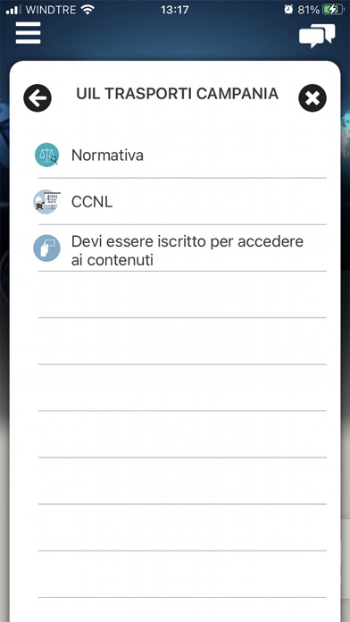 Ảnh chụp màn hình của UILTrasporti Campania