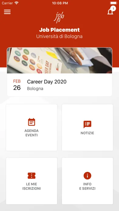 Job Placement Unibo Screenshots