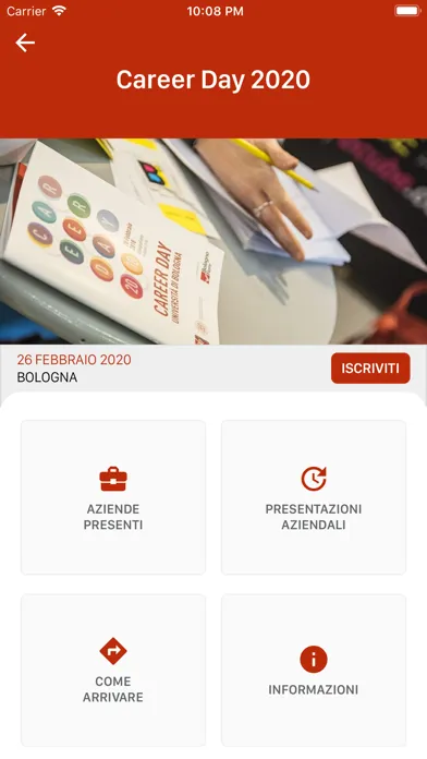 Job Placement Unibo Screenshots