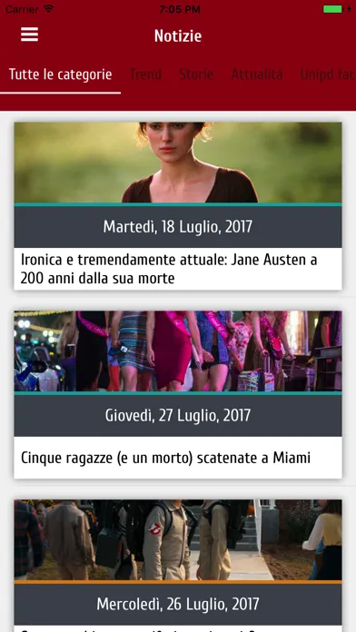 Screenshot di Studiare a Padova