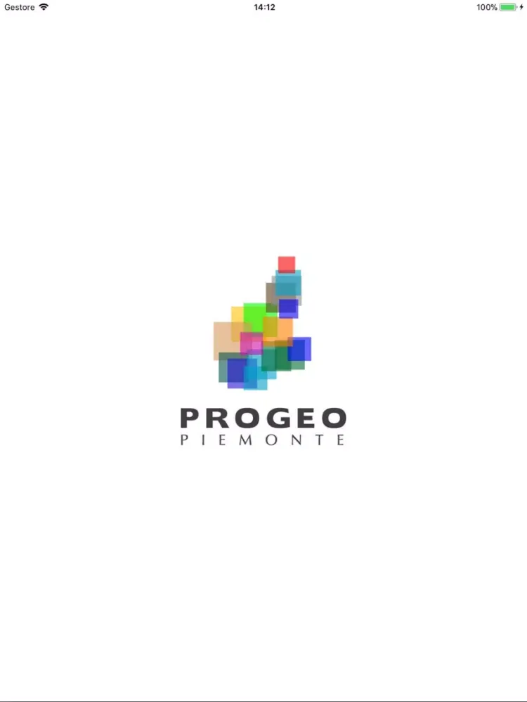 Tangkapan layar PROGEO-Piemonte iPad 
