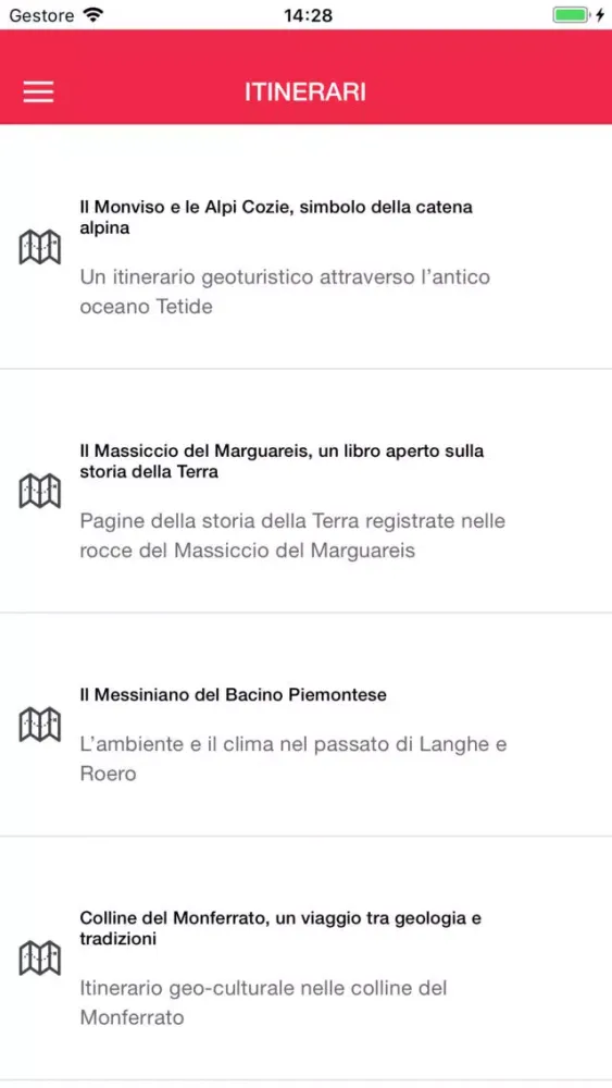 Tangkapan layar PROGEO-Piemonte
