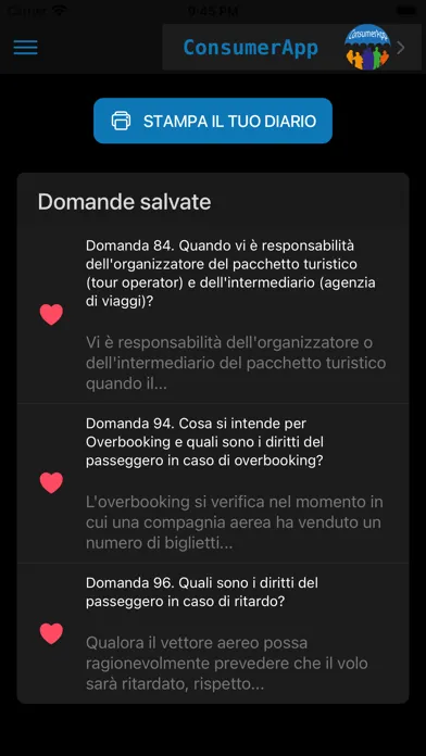 Captures d'écran de ConsumerApp