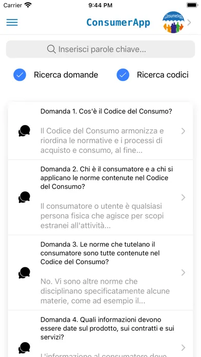 Captures d'écran de ConsumerApp