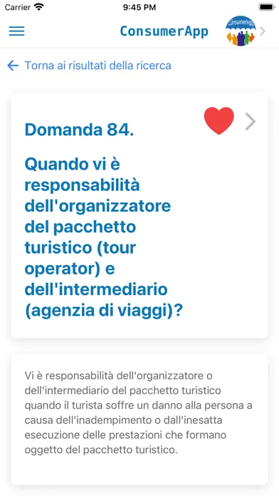 Captures d'écran de ConsumerApp