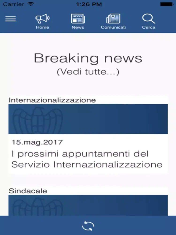 Screenshot di Confindustria Forlì-Cesena iPad 