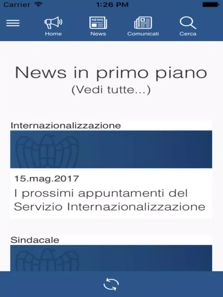 Screenshot di Confindustria Forlì-Cesena iPad 