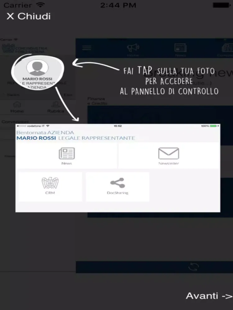 Screenshot di Confindustria Forlì-Cesena iPad 