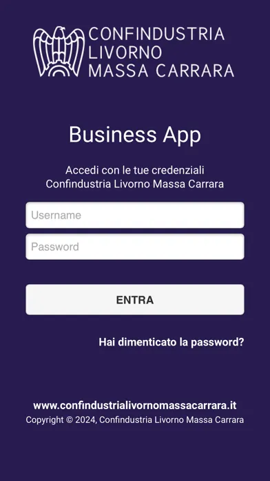Zrzuty ekranu Confindustria LI MS