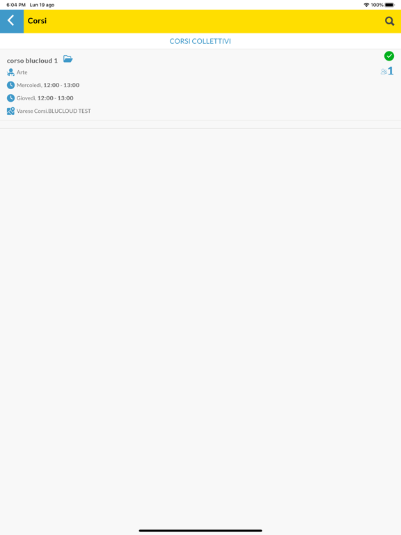 Tangkapan layar Varese Corsi iPad 