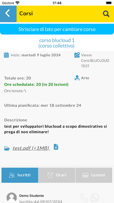 Tangkapan layar Varese Corsi