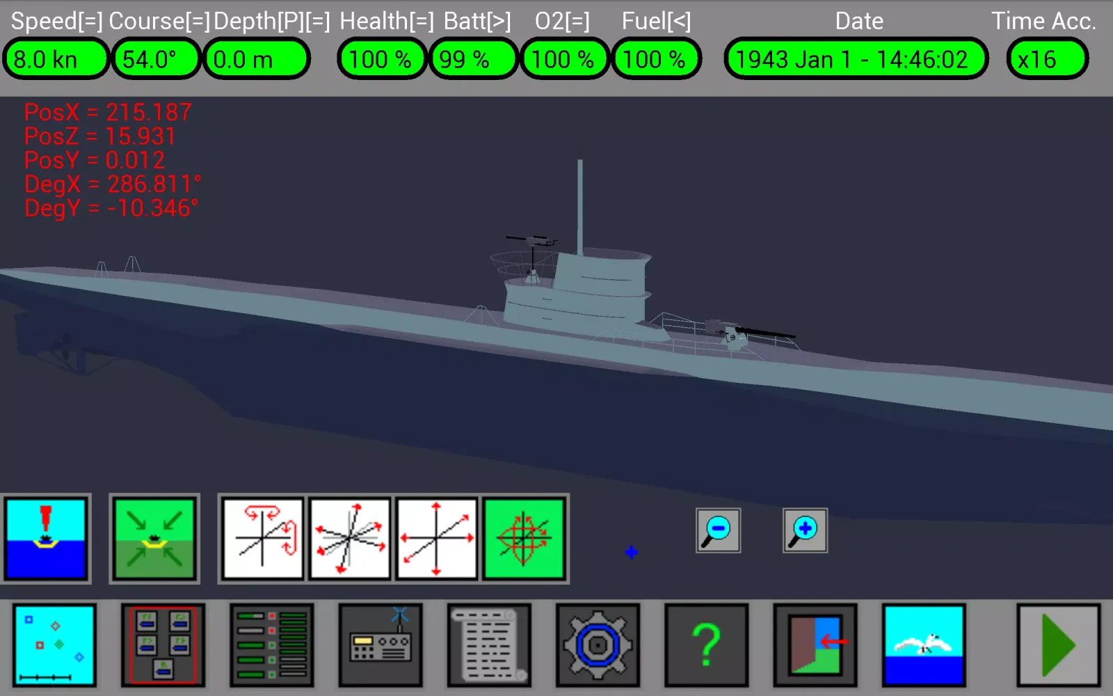 U-Boat Simulator (Demo) 스크린샷
