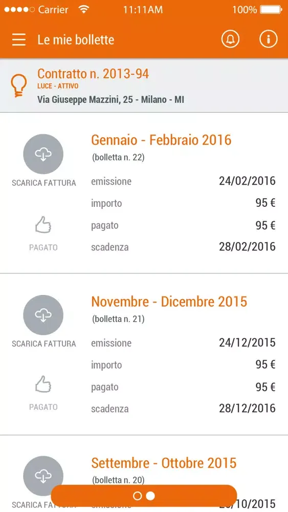 صور VeritasEnergia App gas e luce
