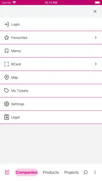 Marmomac App Screenshots