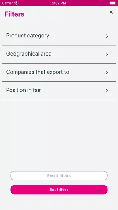 Marmomac App Screenshots