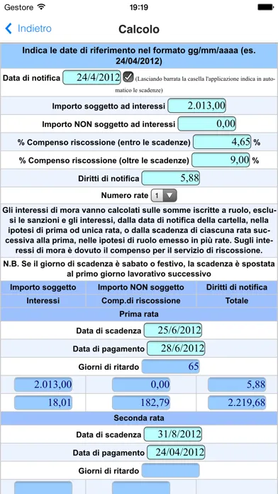 Interessi Cartelle Pagamento 스크린샷