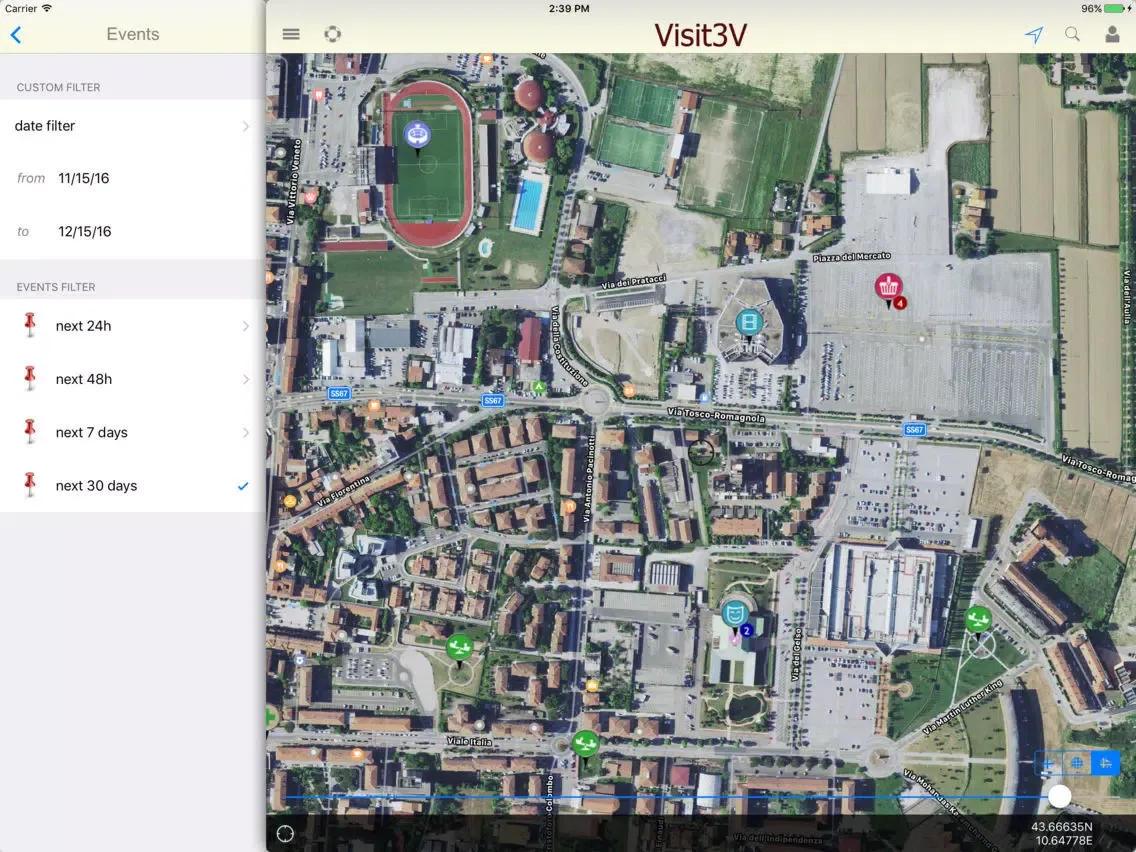 Visit3V - Valdera, Valdarno & Val di Cecina iPad  Screenshots