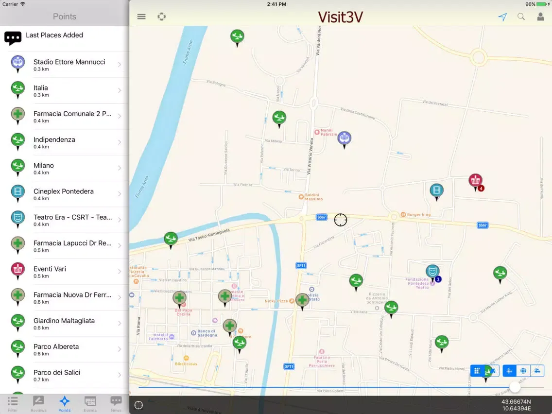 Visit3V - Valdera, Valdarno & Val di Cecina iPad  Screenshots