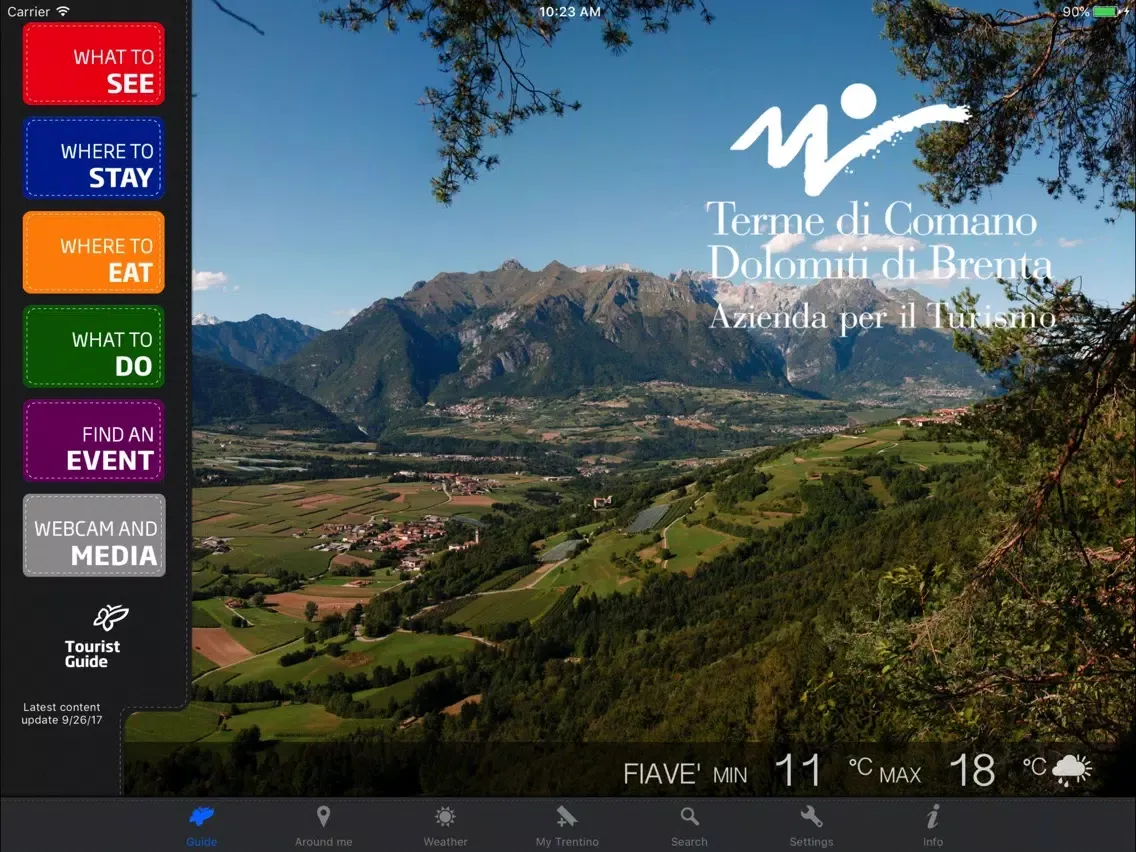 Comano Travel Guide iPad  スクリーンショット
