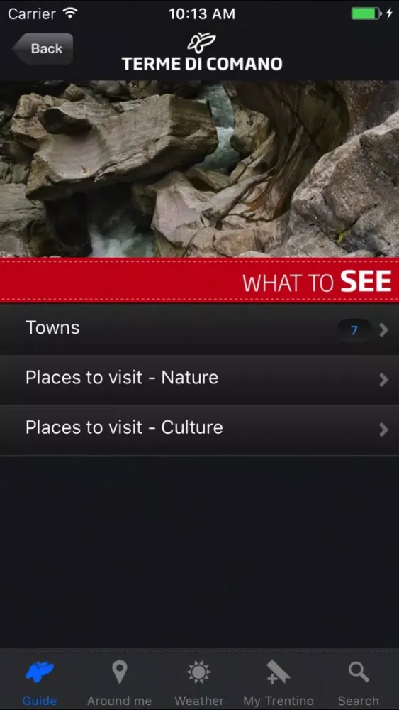 Comano Travel Guide スクリーンショット