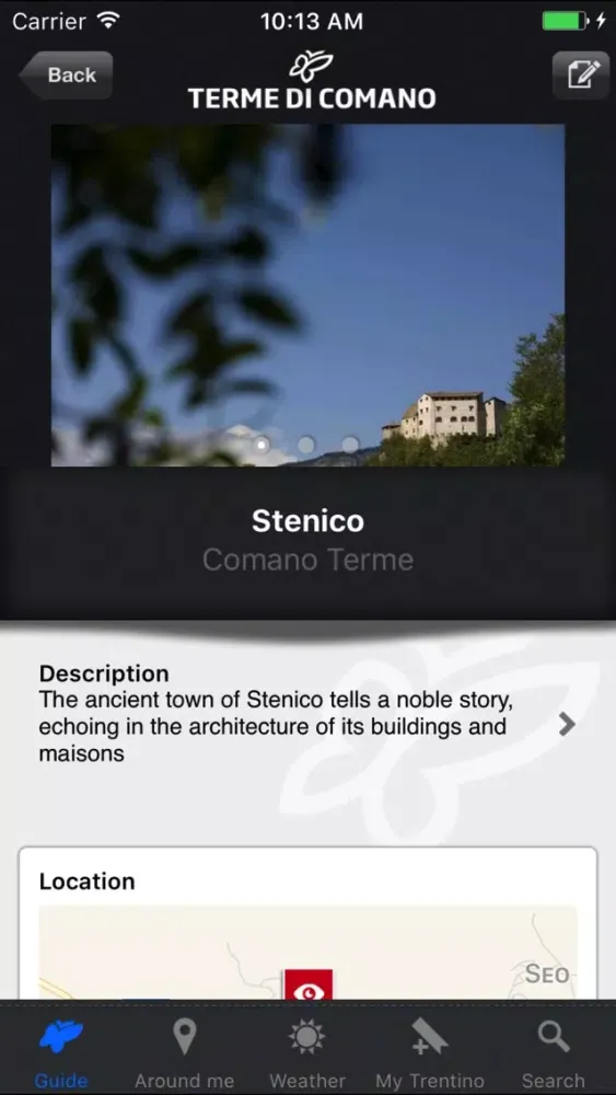 Comano Travel Guide スクリーンショット