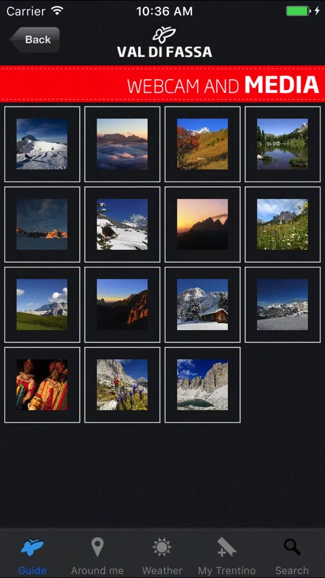 Ảnh chụp màn hình của Val di Fassa Travel Guide